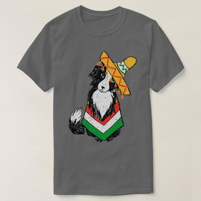 T-shirt Chien Cinco De Mayo (Design devant)