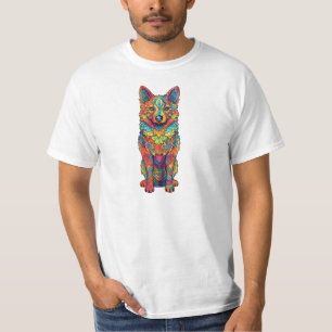 T-shirt Chien coloré