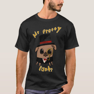 T-shirt Chien Coloré Drôle Et Ridicule Avec Des Fleurs