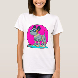 T-shirt Chien comme robot