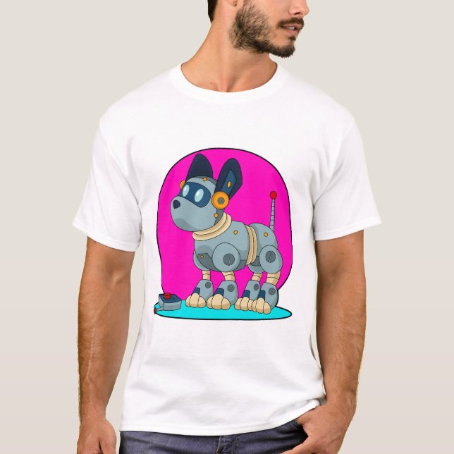 T-shirt Chien comme robot (Devant)