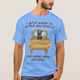 T-shirt Chien conducteur de camion berger allemand berger