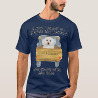 Chien conducteur de camion Bichon Frises