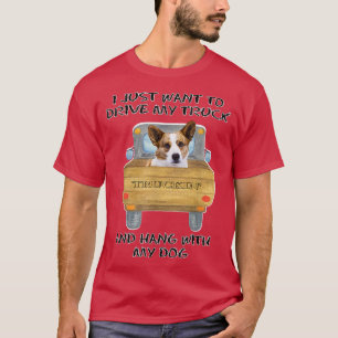 T-shirt Chien conducteur de camion Cardigan Welsh Corgi