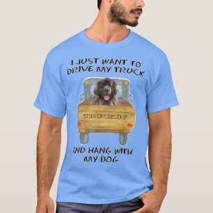T-shirt Chien conducteur de camion Leonberger