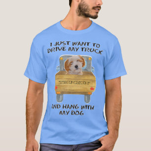 T-shirt Chien conducteur de camion Terrier tibétain
