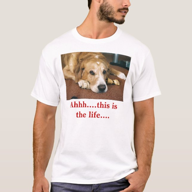 T-shirt Chien confortable (Devant)