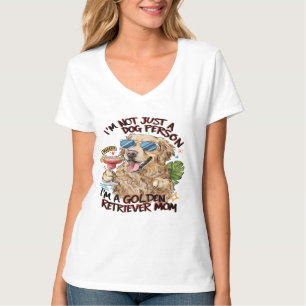 T-shirt Chien cool avec lunettes de soleil siroter un verr