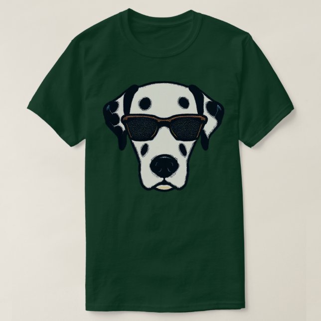 T-shirt Chien cool dalmate (Design devant)