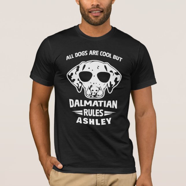 T-shirt Chien cool de la Dalmatie (Devant)