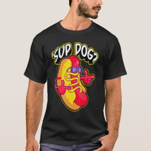 T-shirt Chien cool Hot Dog Weiner Pique-nique Barbeque Réu