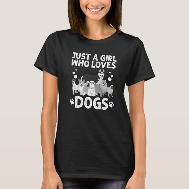 T-shirt Chien cool Pour Femmes Filles Groomer Handler Chie (Devant)
