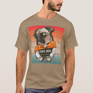 T-shirt chien cool pour les amoureux chiens garçon cadeau