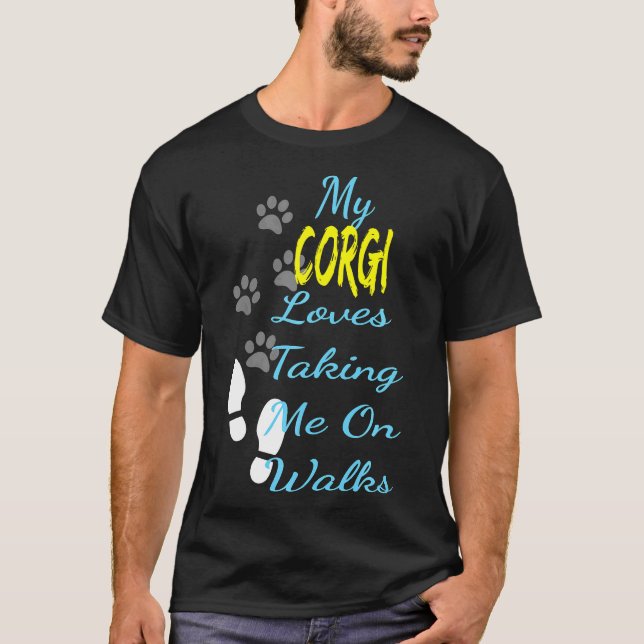 T-shirt Chien Corgi (Devant)