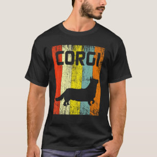 T-shirt Chien Corgi Amusement Disco Rétro Années 70 I Chie