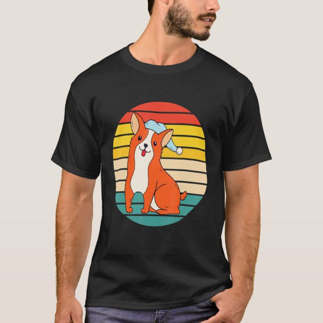 T-shirt Chien Corgi Endormi (Devant)