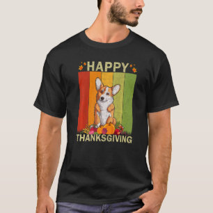 T-shirt Chien Corgi Gallois Graphique Rétro Famille Égale