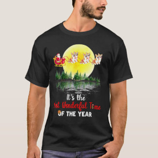 T-shirt Chien Corgi Gallois Noël La Plus Merveilleuse Péri