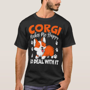 T-shirt Chien Corgi Gallois Propriétaire de chiot éleveur