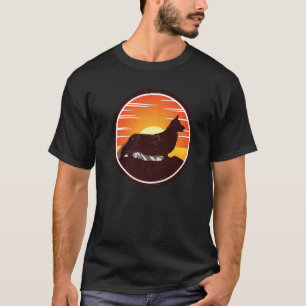 T-shirt Chien Corgi Gallois Rétro