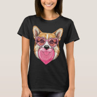 Chien Corgi Mignon Drôle Bulle de Chewing-Gum en F