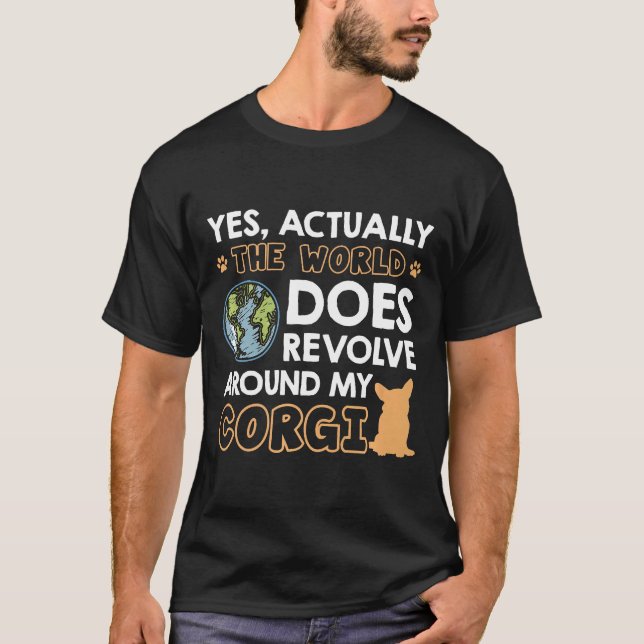 T-shirt Chien Corgi Premium (Devant)