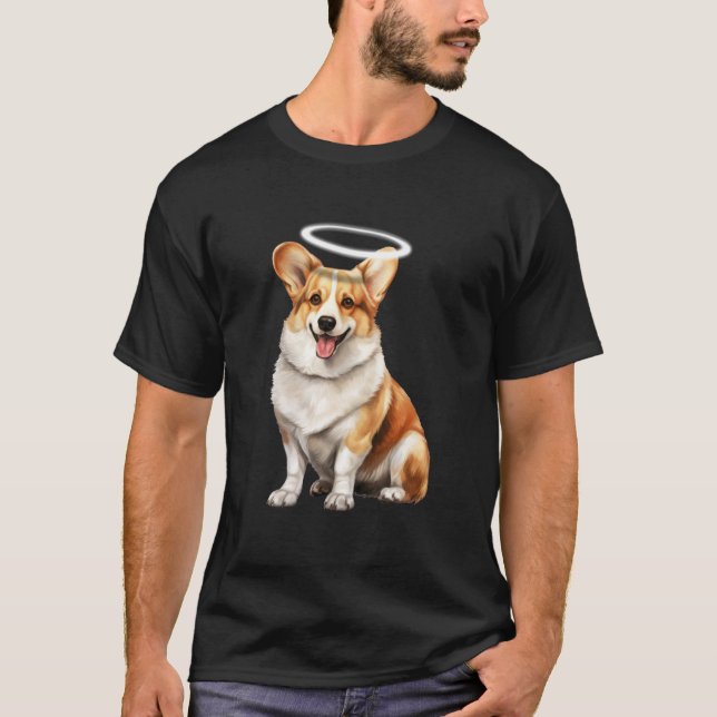T-shirt Chien Corgi x Ange (Devant)