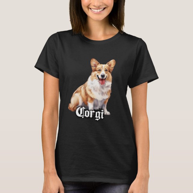 T-shirt Chien Corgi x Welsh Corgi (Devant)