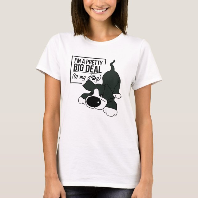 T-shirt Chien cousu (Devant)