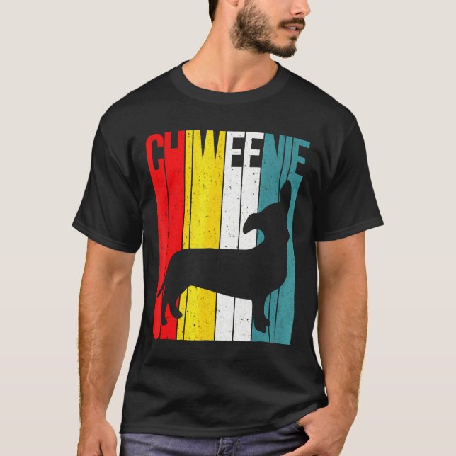 T-shirt Chien Dachshund mignon Chiweenie (Devant)