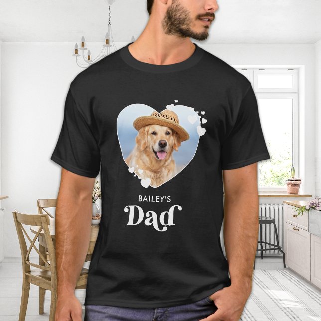 T-shirt Chien DAD Personnaliser Amoureux des chiens mignon (Créateur téléchargé)
