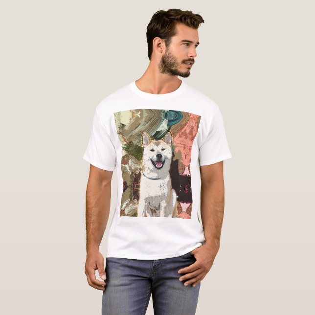 T-shirt Chien d'Akita Inu (Devant entier)