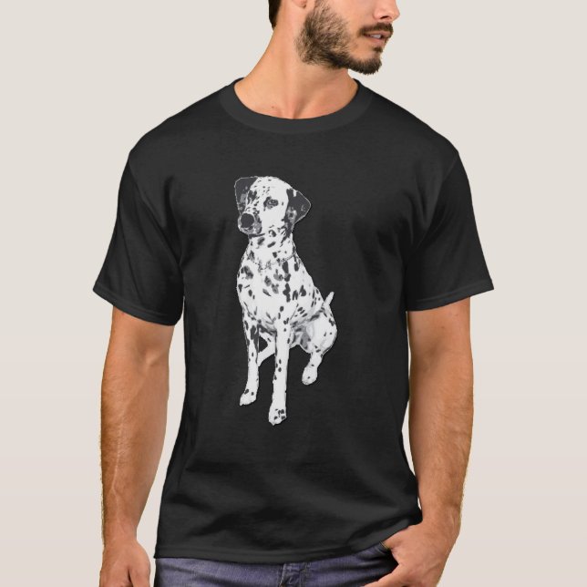 T-shirt Chien dalmate épais (Devant)