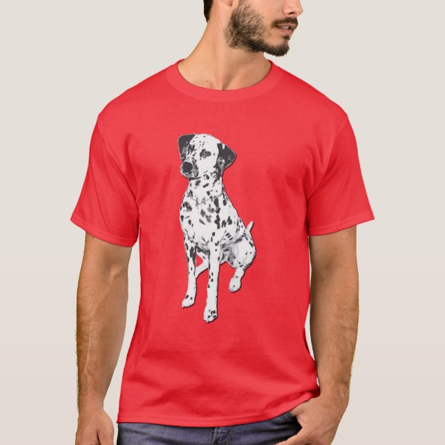 T-shirt Chien dalmate épais (Devant)