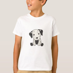 T-shirt Chien Dalmatien Chien Chien Chiot Mignonne Animaux