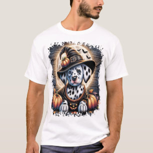 T-shirt Chien Dalmatien Halloween