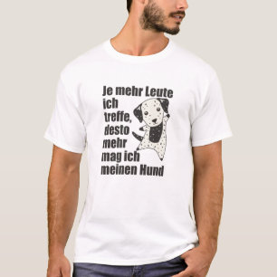 T-shirt Chien Dalmatien n'aime pas les mignons chiens