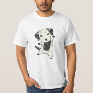 T-shirt Chien Dalmatien Retriver Chiens Mignons Pour Enfan