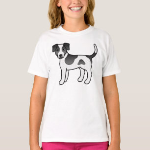 T-shirt Chien danois-suédois noir et blanc Farmdog Chien m