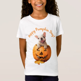 T-Shirt Chien dans Jack-o-Lantern