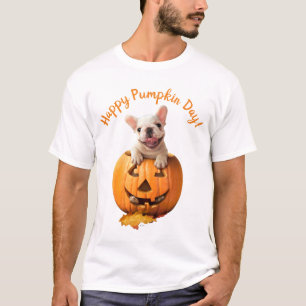 T-shirt Chien dans Jack-o-Lantern