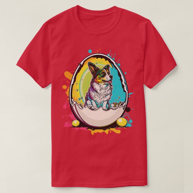 T-shirt Chien dans l'oeuf 119 (Design devant)