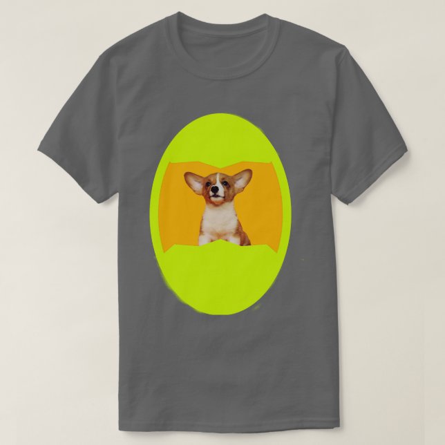 T-shirt Chien dans l'oeuf 46 (Design devant)