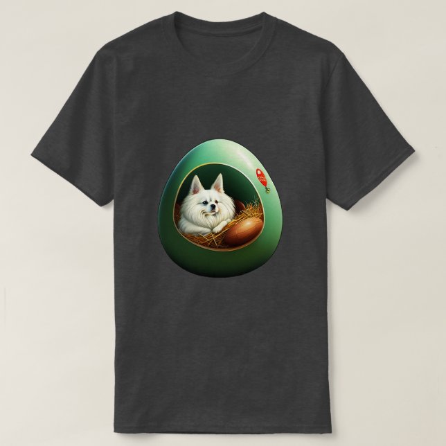 T-shirt Chien Dans L'Oeuf Cute (Design devant)