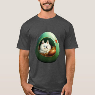 T-shirt Chien Dans L'Oeuf Cute
