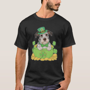 T-shirt Chien d'arrêt allemand à poil dur Drôle de St. Pat