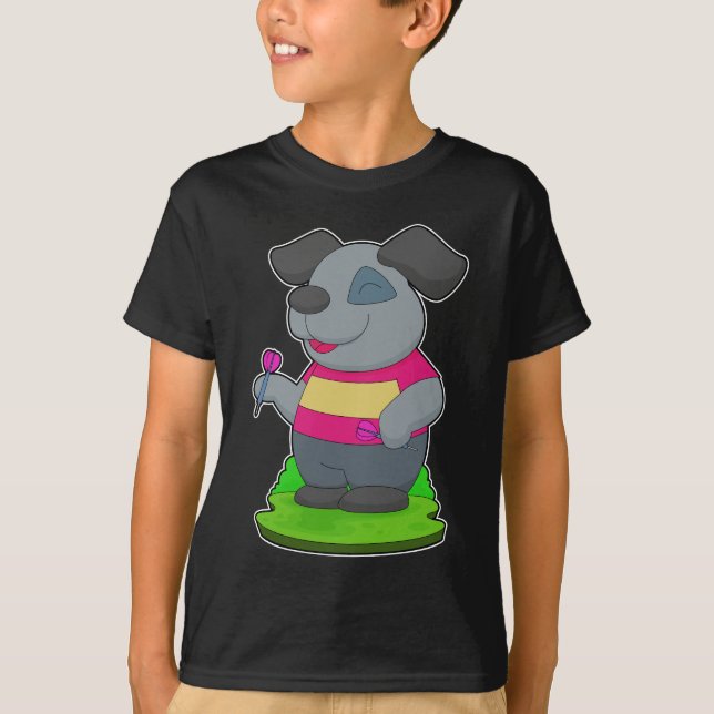 T-shirt Chien Darts Dart (Devant)