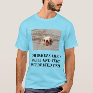T-shirt chien de baignade mignonne