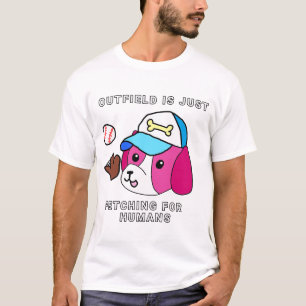 T-shirt Chien de baseball Chemise