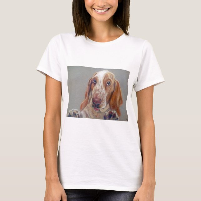 T-shirt Chien de basset (Devant)